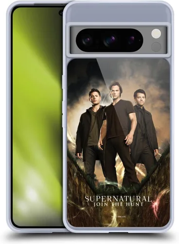 Miniatura 13 de Head Case Designs Supernatural Sam, Dean & Castiel Key Art - Funda de gel con licencia oficial [protección de grado militar] compatible con Google