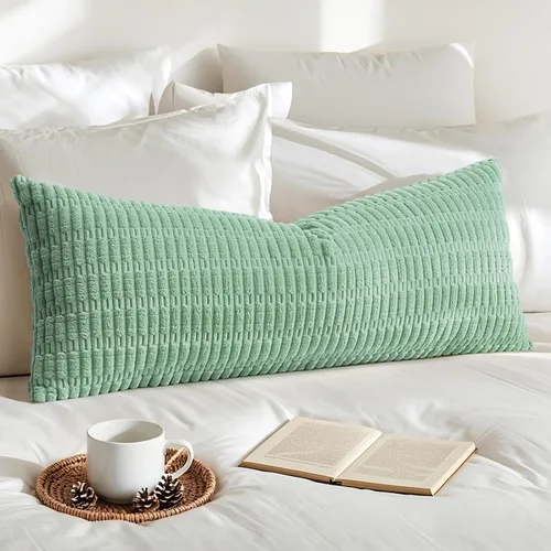 Miniatura 50 de OTOSTAR Fundas de Almohada Decorativas de Pana de 16 x 24 Pulgadas Súper Suaves Bohemias a Rayas Rectangulares Fundas de Cojín Modernas para Sofá