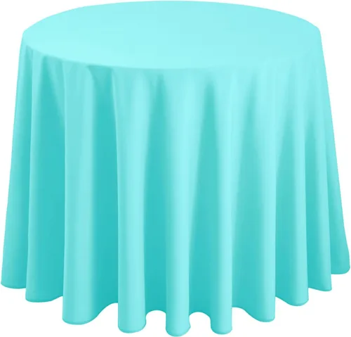 Miniatura 43 de Hiasan Mantel redondo de 30 pulgadas – Mantel de tela de poliéster impermeable resistente a las manchas a prueba de derrames, para comedor, cocina