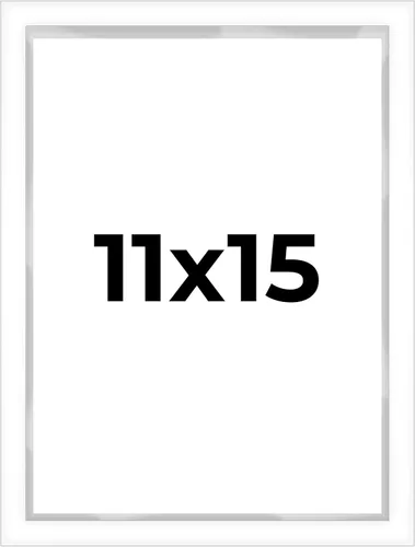 Miniatura 104 de Caja de sombra de 10 x 24 pulgadas, marco blanco contemporáneo – Tamaño interior 10 x 24 x 1 pulgada de profundidad – El marco blanco está hecho