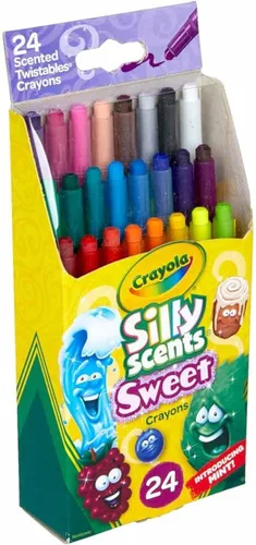 Miniatura 4 de Crayola Silly Scents - Crayones Twistables, 12 unidades, suministros para colorear, regalo para niños