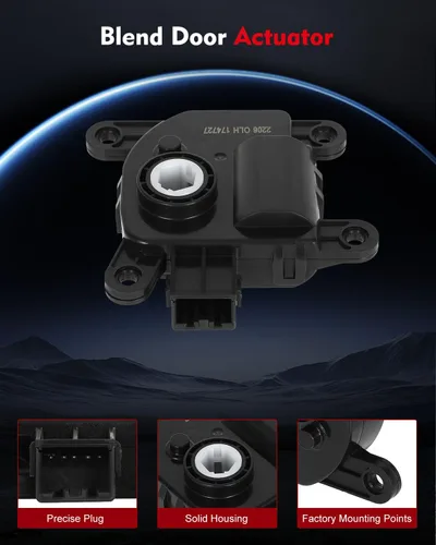 Miniatura 2 de Actuador de puerta de mezcla de calentador HAVC A/C con control de recirculación de aire, compatible con 2011-2014 para Hyundai para Accent