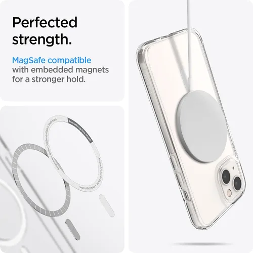 Miniatura 4 de Spigen Funda para iPhone 13 Mini, ultra híbrida MagFit [antiamarilleo] [compatible con Magsafe] - Transparente