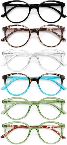 Miniatura 8 de GIBLOGO Reading Glasses for Women/Men Eye Glasses Blue Light Reading Glasses Cheaters Eyeglasses