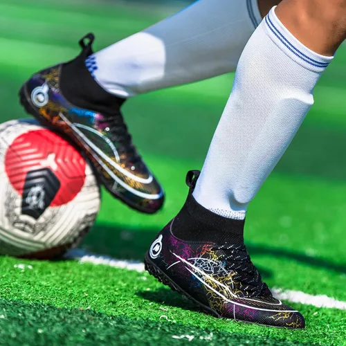 Miniatura 7 de Zapatos de fútbol para niños, para interiores, fútbol sala, césped, jóvenes, botines de fútbol para niños, botas de fútbol para entrenamiento al