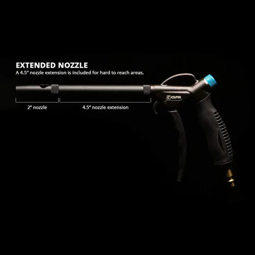 Miniatura 4 de Capri Tools - CP21350 Windstorm EX pistola de aire de alto rendimiento con flujo de aire ajustable y boquilla extensible