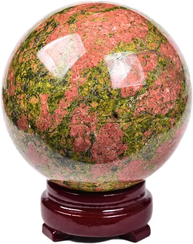 Miniatura 89 de JIC Gem Esfera de cristal de cuarzo Pietersite, bola de cristal decorativa azules y marrones dorados para meditación, decoraciones de mesa