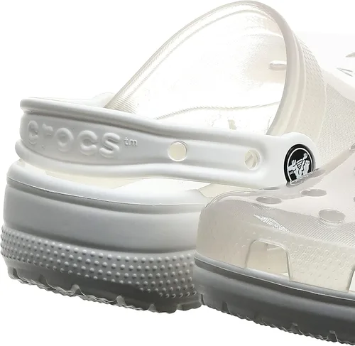 Miniatura 8 de Crocs Zuecos clásicos brillantes unisex para adultos, zapatos metálicos y con purpurina