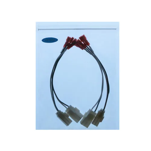 Miniatura 4 de HSTECH 72-6514 2 pares (paquete de 4) arnés de cableado de cable de cable para vehículos Chrysler Dodge Altavoces, adaptador de conector de enchufe