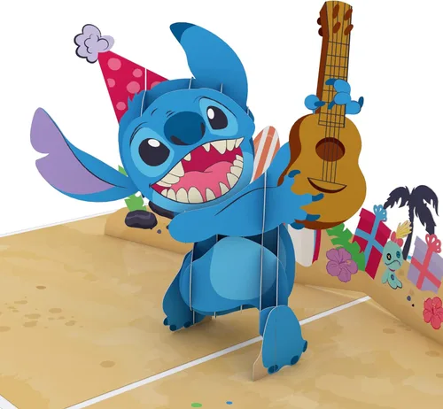 Miniatura 13 de Lovepop Tarjeta desplegable de feliz cumpleaños para ella y él, tarjetas de felicitación de cumpleaños de Disney 3D para niños, niñas, hombres