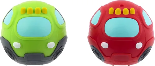 Little Tikes Learn & Play Roll Arounds Off Roadin' Vehicle Paquete de 2 autos de juguete y juego de pelota en uno, fácil agarre y rollo, regalos de