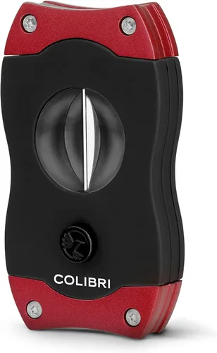 Miniatura 8 de Colibri Cortador de puros de corte en V de alta calidad, hoja ergonómica de acero inoxidable con resorte, ideal para hasta 60+ calibre de anillo