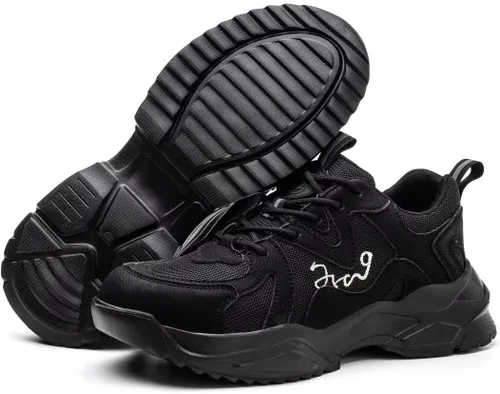 Miniatura 3 de Zapatos de punta de acero para hombres y mujeres, ligeros, indestructibles, a prueba de pinchazos, cómodos zapatos de seguridad para uso industrial