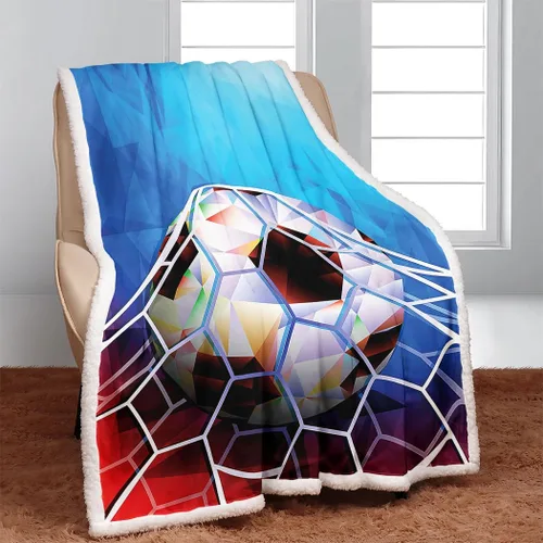 Miniatura 12 de YISUEMEI - Manta sherpa de baloncesto, suave y afelpada, manta de forro polar para amantes del baloncesto, entrenadores, hombres, 50 x 60 pulgadas