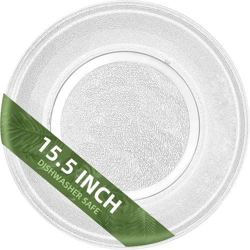 Miniatura 14 de Placa giratoria de vidrio para microondas de 13.5 pulgadas compatible con 5304509621 Frigidaire placa de microondas WB39X10032 13 1/2 pulgadas GE