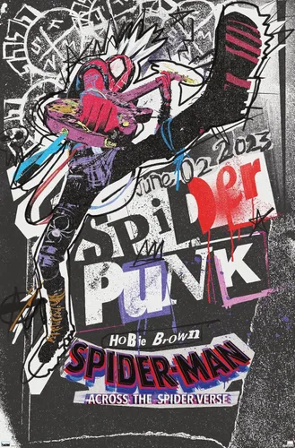 Miniatura 16 de Marvel Spider-Man: Across The Spider-Verse - Póster de pared de una hoja de Spider-Punk, 34 pulgadas de largo x 22.4 pulgadas de ancho, paquete