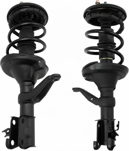 Miniatura 275 de TRQ Conjunto de Amortiguador y Resorte Delantero Cargado con Resorte Helicoidal Pre-ensamblado Compatible con Jeep Cherokee Limited AWD 14-22 Sin