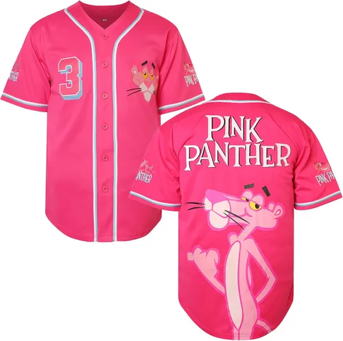 Camiseta de béisbol rosa 3 para hombre, ropa deportiva cosida de hip hop de los años 90 para fiesta, blanco, negro, azul, S-3XL