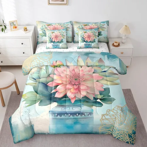 Miniatura 38 de Erosebridal Juego de edredón de 7 piezas con diseño de piano, cama Queen en una bolsa, juego de ropa de cama retro con notación musical de guitarra