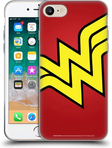Miniatura 29 de Head Case Designs Funda de gel suave con licencia oficial de Wonder Woman DC Comics Classic Logos compatible con Apple iPhone 7 Plus/iPhone 8 Plus