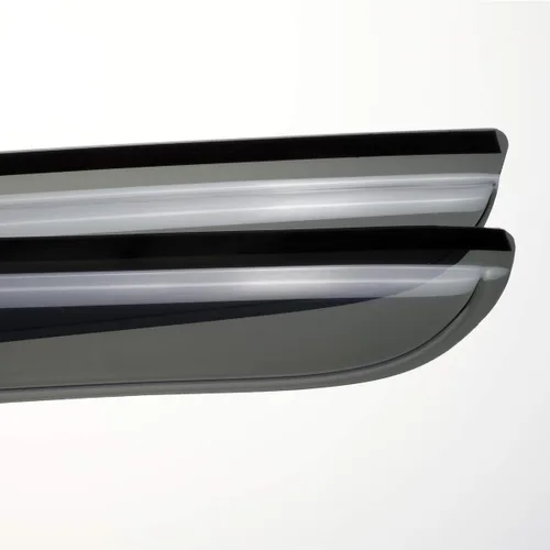 Miniatura 8 de Deflector de ventilación de viento para ventana lateral para Honda CR-V 1997-2001, 4 piezas de cinta de canal exterior para protección de lluvia