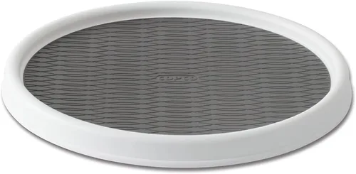 Miniatura 12 de Copco 5234754 Plato Giratorio Lazy Susan Antideslizante para Despensa, 12 Pulgadas, Blanco/Aguamarina