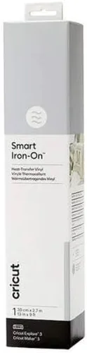 Miniatura 11 de Cricut Smart 2008695 - Vinilo termotransferible para planchar, 1 lámina, 13.0 in x 3.0 ft, blanco, (3 pies), 2008695