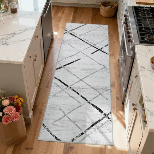 Miniatura 10 de jinchan Alfombra marroquí de pasillo 2x10 para pasillo - Alfombra de pasillo para cocina bohemia lavable a máquina, alfombra moderna suave, Boho