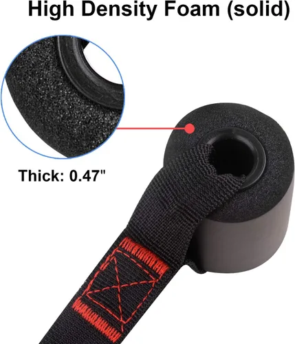 Miniatura 7 de Anclaje de puerta resistente para bandas de ejercicio, sistema de anclaje de jamba de puerta seguro, sin daños, tamaño más grande