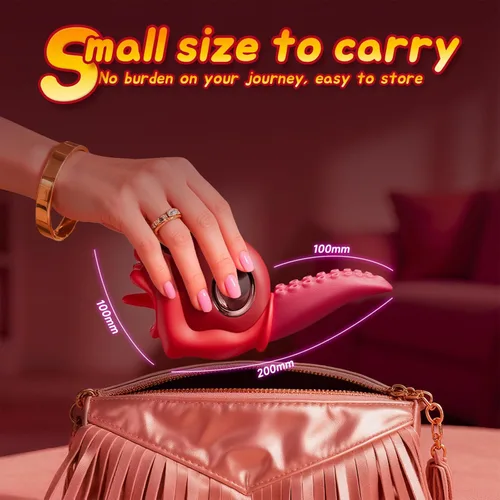 Miniatura 7 de Sex Toys - Vibradores para adultos para mujeres, vibrador de presión de lengua, vibrador de calentamiento, juguete sexual con 10 lamiendo