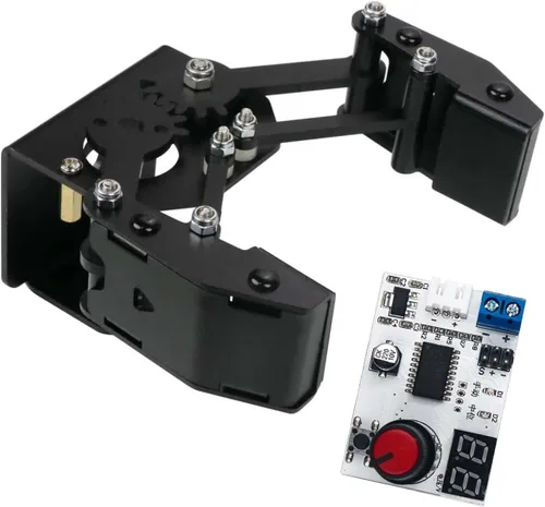 Miniatura 6 de Garra mecánica Robot Gripper Grabber Pickup DIY, piezas de repuesto de accesorios de construcción, BigClaw con servo digital y probador