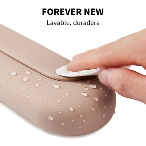 Miniatura 5 de AGIKET Soporte de silicona para brochas de maquillaje, bolsa de cosméticos de viaje: soporte suave y portátil para brochas cosméticas faciales