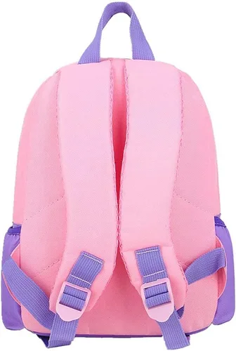 Miniatura 3 de Mochila de viaje preescolar de 11 pulgadas para niños pequeños (unicornio rosa y morado)