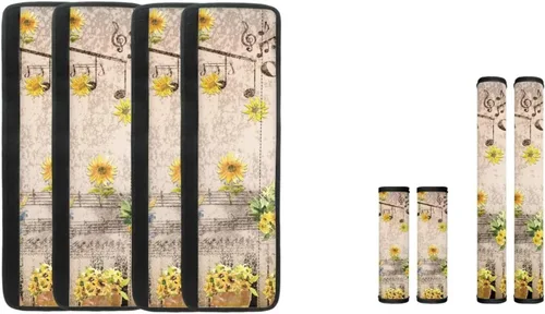 Miniatura 28 de DISNIMO Fundas para manija de puerta de refrigerador con calabaza otoñal, 8 piezas Kithchen para nevera, microondas, horno, lavavajillas, protector
