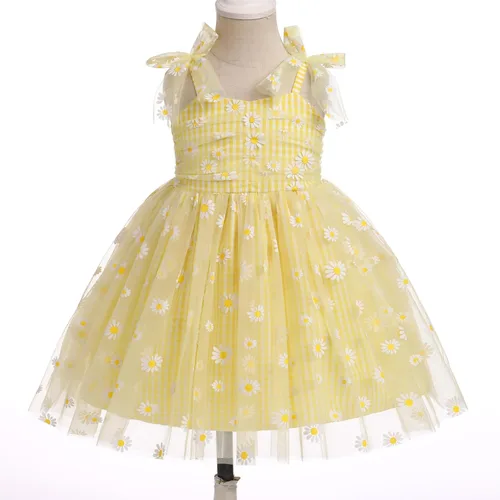Miniatura 100 de IMEKIS Vestido de princesa de cumpleaños para niña pequeña, confeti brillante, bohemio, arco iris, pastel, sesión de fotos, traje para 1-6T