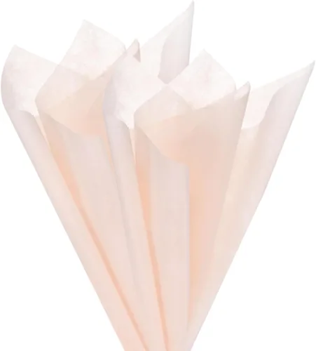 Miniatura 13 de M METERXITY Papel de flores de algodón coreano de 38 hojas, papel de algodón impermeable de 11.8 pulgadas para bouquets/embalaje de regalo [blanco]