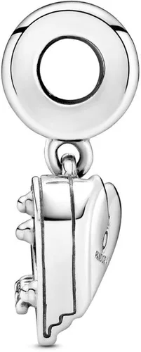 Miniatura 3 de PANDORA Corazón de piano de cola esmalte blanco y negro Metal