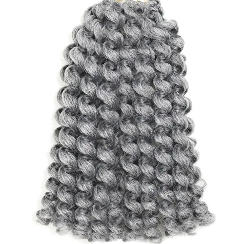 Miniatura 23 de Cabello de Ganchillo Jamaicano Saltarín de 8 Pulgadas 5 Paquetes 2X Rizo de Varita Ringlet Cabello de Ganchillo Pre-Enrollado Rizo Saltarín