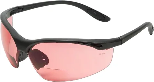 Miniatura 7 de Calabria 91348 BIFOCAL Gafas de seguridad Z87 con clasificación de impacto espejo negro y azul +1.00