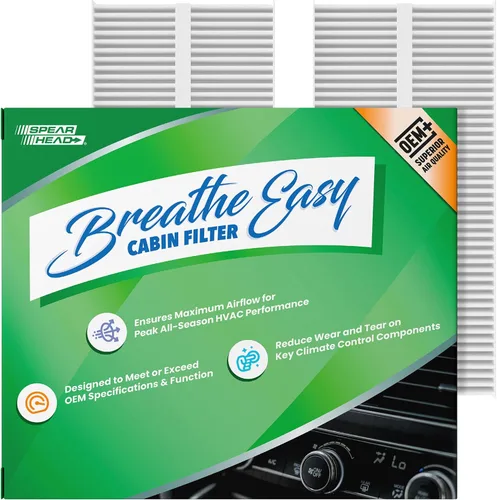 Miniatura 34 de Spearhead OEM+ Filtro de aire de cabina Particulate Breathe Easy Compatible con 2015-17 Chrysler 200, 2014-18 Cherokee como OEM Proporciona