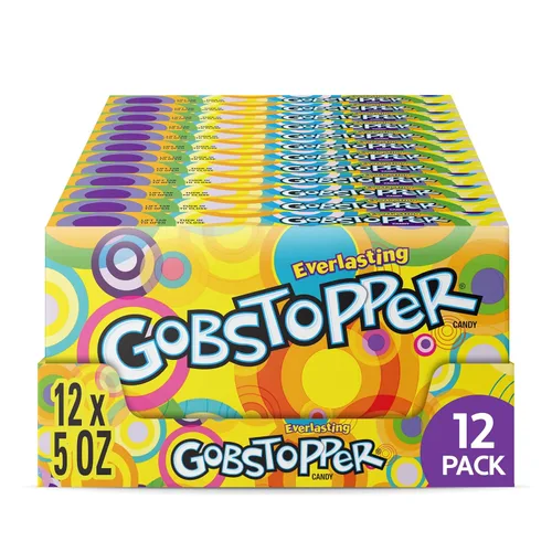 Dulces duradero de Gobstopper, caja de vídeo, 5 onzas (paquete de 12)