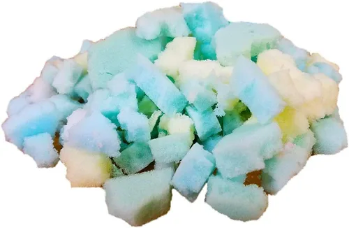 Espuma viscoelástica triturada de alta densidad, relleno para relleno, tapicería, almohadas, manualidades, bolsas de frijoles, sillas, sofá, camas