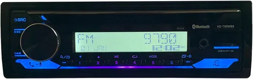 Miniatura 3 de JVC KD-T92MBS - Radio estéreo para yate y barco marino, receptor USB AUX reproductor de CD, combo con 2 altavoces de audio coaxiales de 3 vías