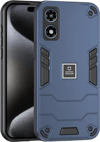 Miniatura 390 de Funda compatible con Huawei Y9 Prime (2019), compatible con Huawei Y9 Prime (2019) 4G STK-L21 2 en 1 [PC duro + TPU], funda de teléfono azul