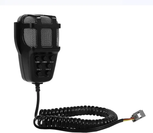 Miniatura 3 de Estink Cuerno de sirena de coche megáfono sistema PA 12 V 120 dB 7 tonos alarma electrónica de advertencia con micrófono sistema de altavoces PA