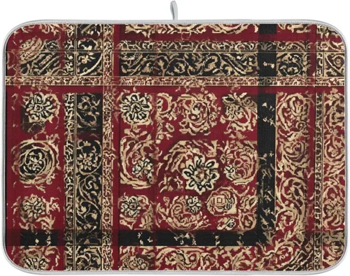 Miniatura 66 de Tapete de secado de platos para encimera de cocina, tapete de secado de platos, tapete escurridor de platos, almohadilla de microfibra absorbente
