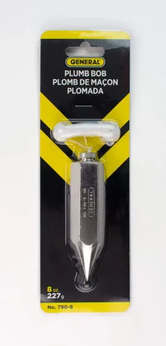 Miniatura 5 de General Tools & Instruments plomada de acero hexagonal de 12 onzas