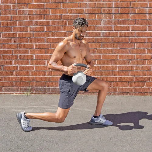 Miniatura 4 de ProsourceFit Vinyl Coated Cast Iron Kettlebells for Full Body Fitness Workouts