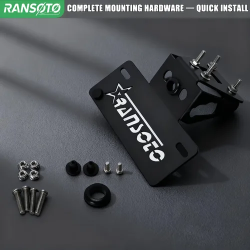 Miniatura 3 de RANSOTO Kits de eliminación de guardabarros compatibles con Kawasaki Ninja 400 / Z400 2018-2024 Ninja 250 2018-2023 Ninja 500 Z500 2024-2025 Soporte