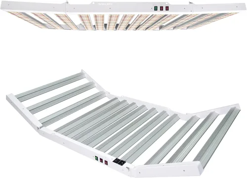 Miniatura 11 de 2024 Nuevo SPF2000 PRO Luz LED de 200W para Cultivo 3x3 pies de Cobertura con Temporizador y Atenuador para Plantas de Interior en Fase Vegetativa